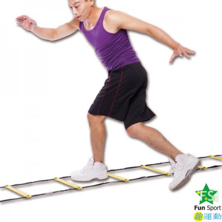 《Fun sport》敏捷性訓練器材-繩梯(Agility Ladder)/步伐練習器/足球/敏捷訓練
