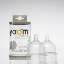 英國 yoomi 防脹氣奶嘴 - 中流量 (2入)