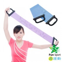 《Fun Sport》新款創意肢體伸展握把式彈力帶＜擴胸帶／瑜珈帶／伸展帶 ＞(1入)