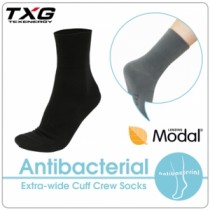 TXG 長效性抗菌除臭無痕寬口襪(3雙入)