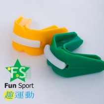 《Fun Sport》武術跆拳-雙層護牙套3個-透明 (附盒)★台灣製★