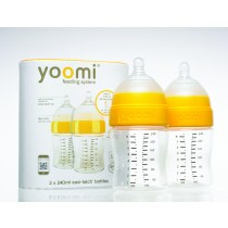 英國 yoomi 240mL 防脹氣奶瓶 8安士奶瓶 兩件組