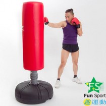 《FunSport》 拳擊座打擊練習器(18公斤）含護套+12盎司拳擊手套