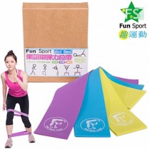 《Fun Sport》樂訓環彈力拉帶(MINI BANDS)(3種力道組合)/乳膠環/彈力環/拉力圈/O型圈/瑜珈環/重訓/肌力訓練