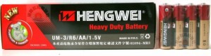 無尾熊3號電池Hengwei(UM-3/R6/AA/1.5V)玩具專用3號無汞環保碳鋅電池/一盒60顆